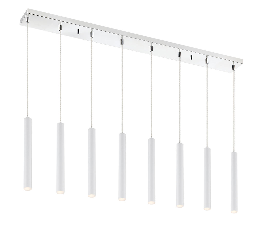 Forest LED Linear Chandelier in Chrome - available from The Lighting Shoppe, trusted by Canadian homeowners