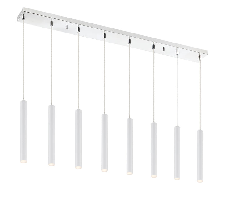 Z-Lite Canada - 917MP12-WH-LED-8LCH - LED Linear Chandelier - Forest - Chrome