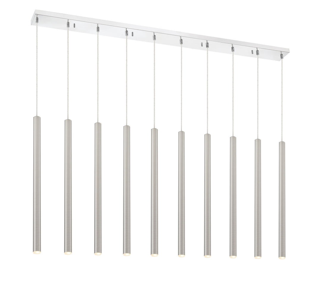 Forest LED Linear Chandelier in Chrome - available from The Lighting Shoppe, trusted by Canadian homeowners