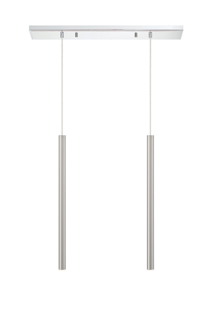 Z-Lite Canada - 917MP24-BN-LED-2LCH - LED Linear Chandelier - Forest - Chrome