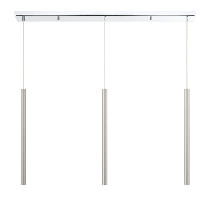 Z-Lite Canada - 917MP24-BN-LED-3LCH - LED Linear Chandelier - Forest - Chrome