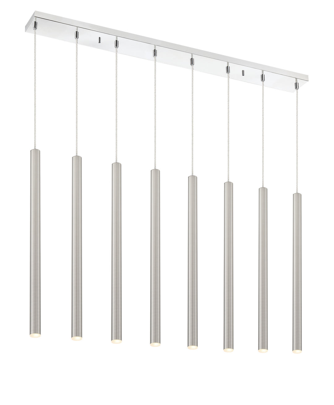 Forest LED Linear Chandelier in Chrome - available from The Lighting Shoppe, trusted by Canadian homeowners