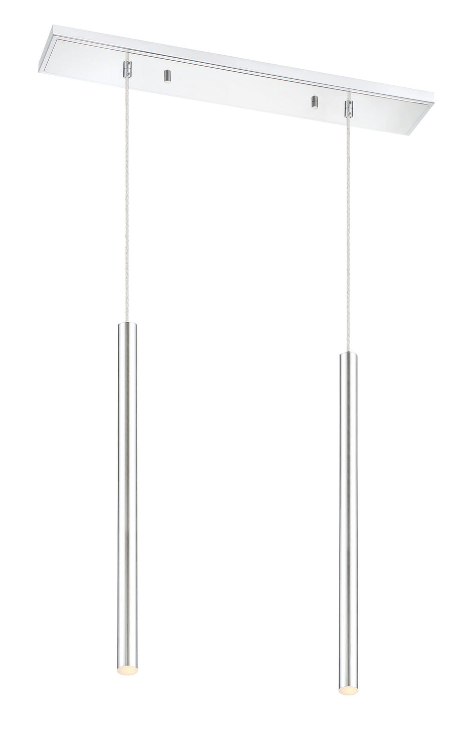 Forest LED Linear Chandelier in Chrome - available from The Lighting Shoppe, trusted by Canadian homeowners