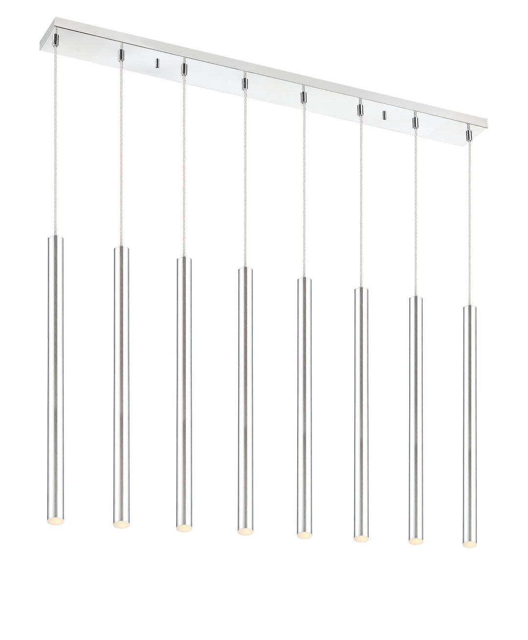 Forest LED Linear Chandelier in Chrome - available from The Lighting Shoppe, trusted by Canadian homeowners