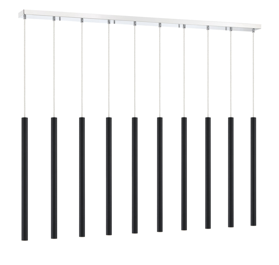 Z-Lite Canada - 917MP24-MB-LED-10LCH - LED Linear Chandelier - Forest - Chrome