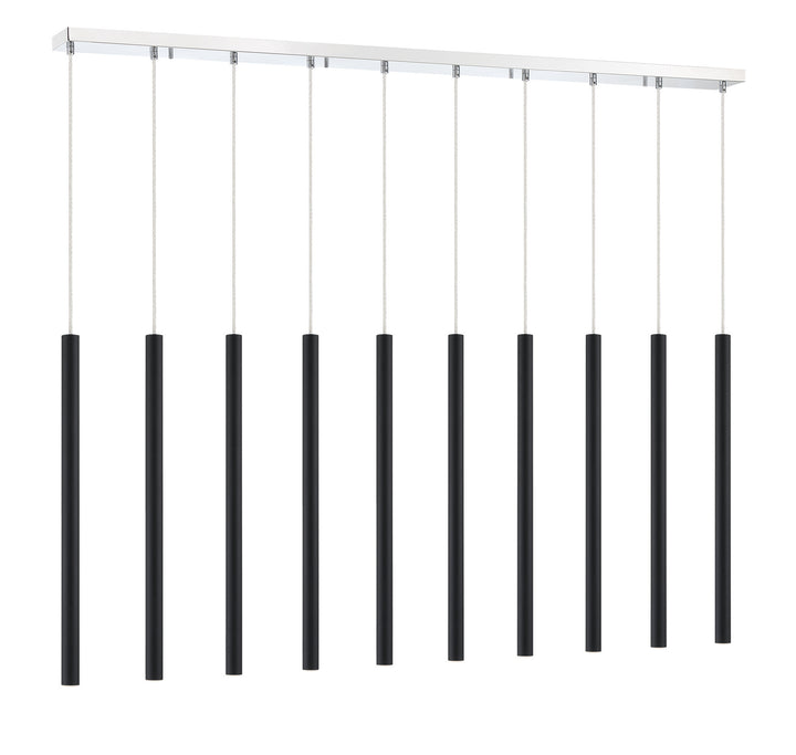 Z-Lite Canada - 917MP24-MB-LED-10LCH - LED Linear Chandelier - Forest - Chrome