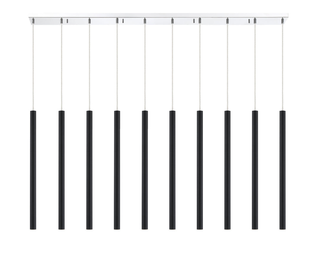 Z-Lite Canada - 917MP24-MB-LED-10LCH - LED Linear Chandelier - Forest - Chrome