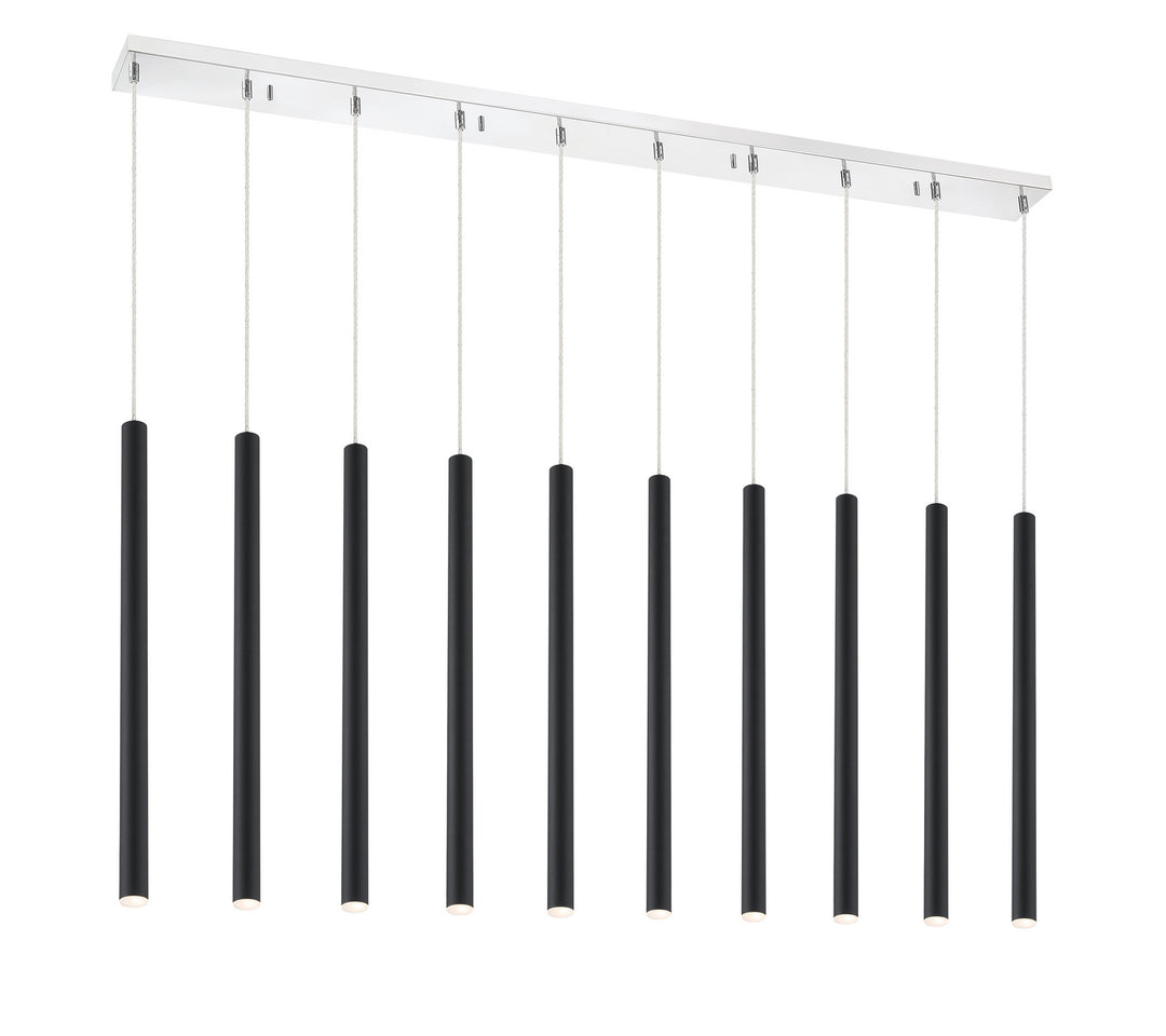 Forest LED Linear Chandelier in Chrome - available from The Lighting Shoppe, trusted by Canadian homeowners