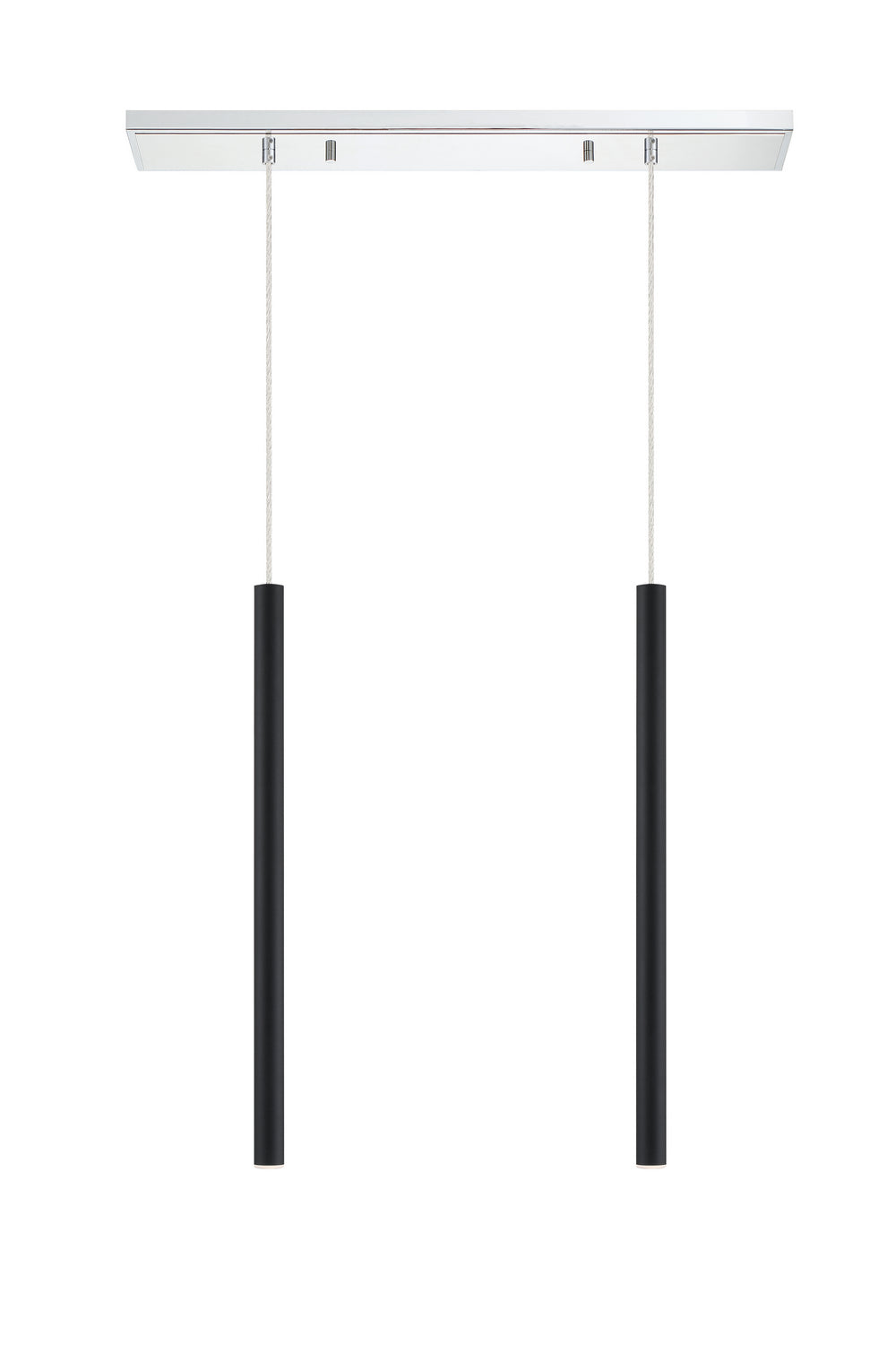 Z-Lite Canada - 917MP24-MB-LED-2LCH - LED Linear Chandelier - Forest - Chrome