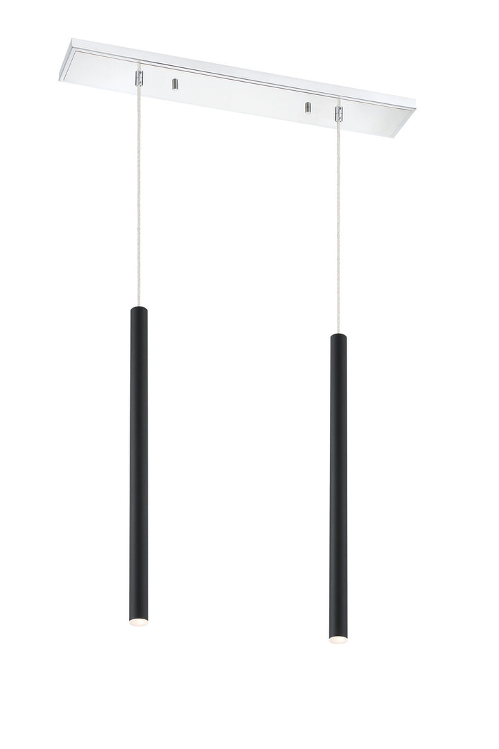 Z-Lite Canada - 917MP24-MB-LED-2LCH - LED Linear Chandelier - Forest - Chrome