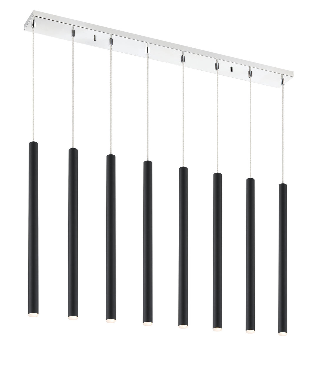 Forest LED Linear Chandelier in Chrome - available from The Lighting Shoppe, trusted by Canadian homeowners