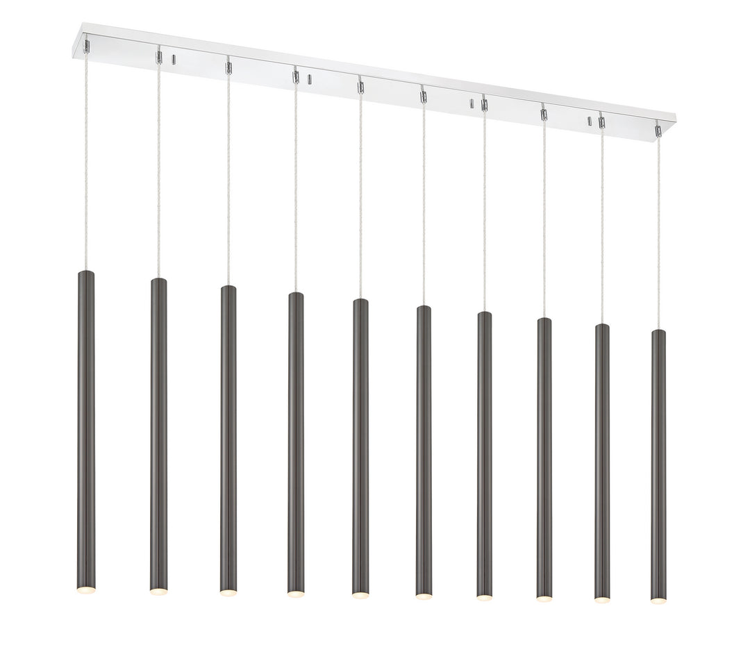 Forest LED Linear Chandelier in Chrome - available from The Lighting Shoppe, trusted by Canadian homeowners