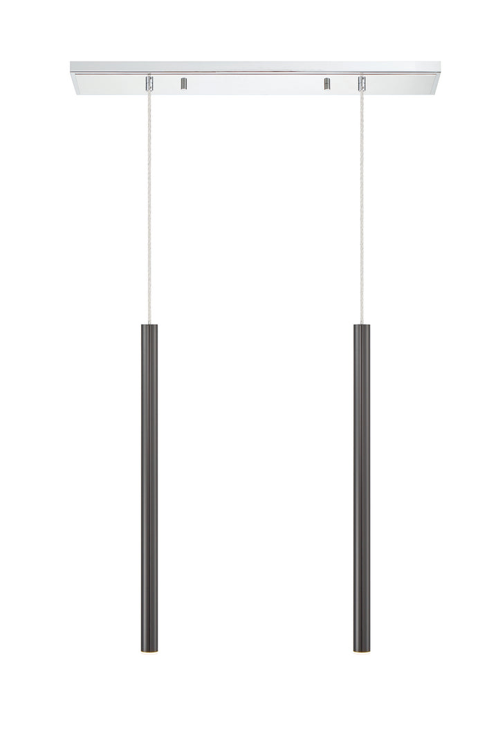 Z-Lite Canada - 917MP24-PBL-LED-2LCH - LED Linear Chandelier - Forest - Chrome
