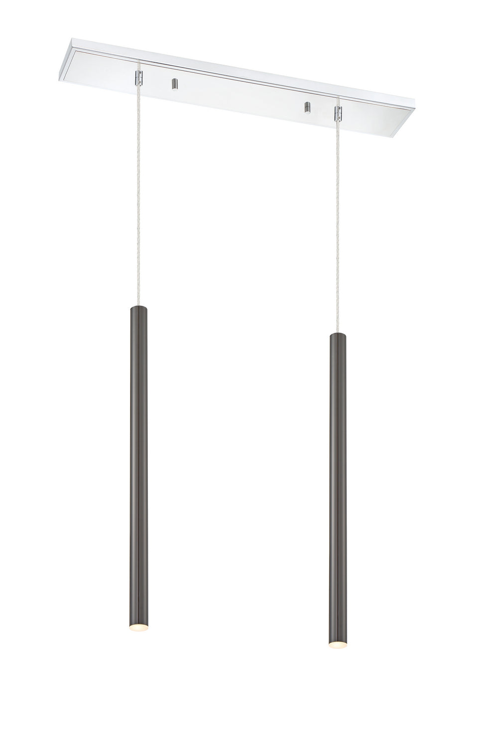 Forest LED Linear Chandelier in Chrome - available from The Lighting Shoppe, trusted by Canadian homeowners