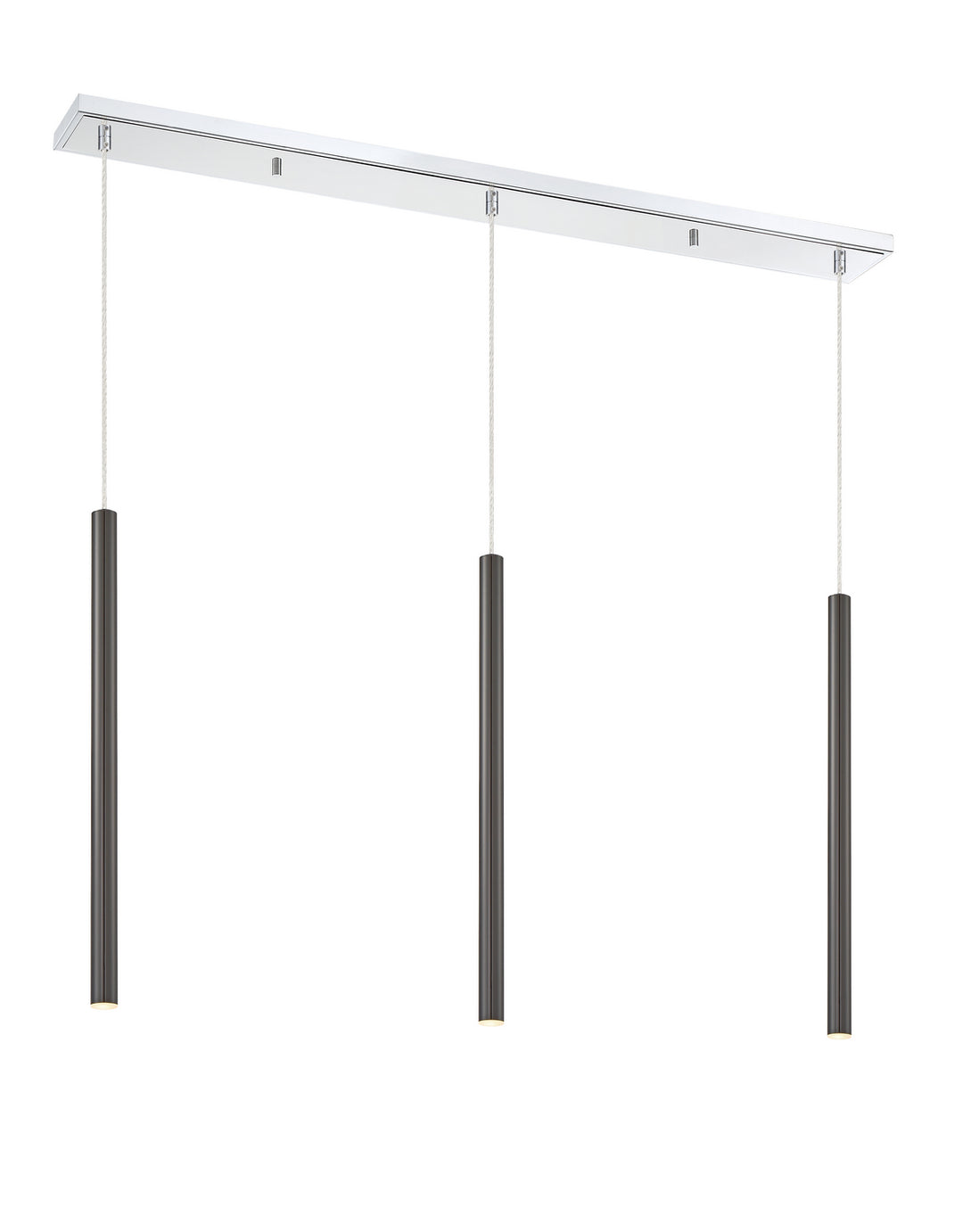 Z-Lite Canada - 917MP24-PBL-LED-3LCH - LED Linear Chandelier - Forest - Chrome