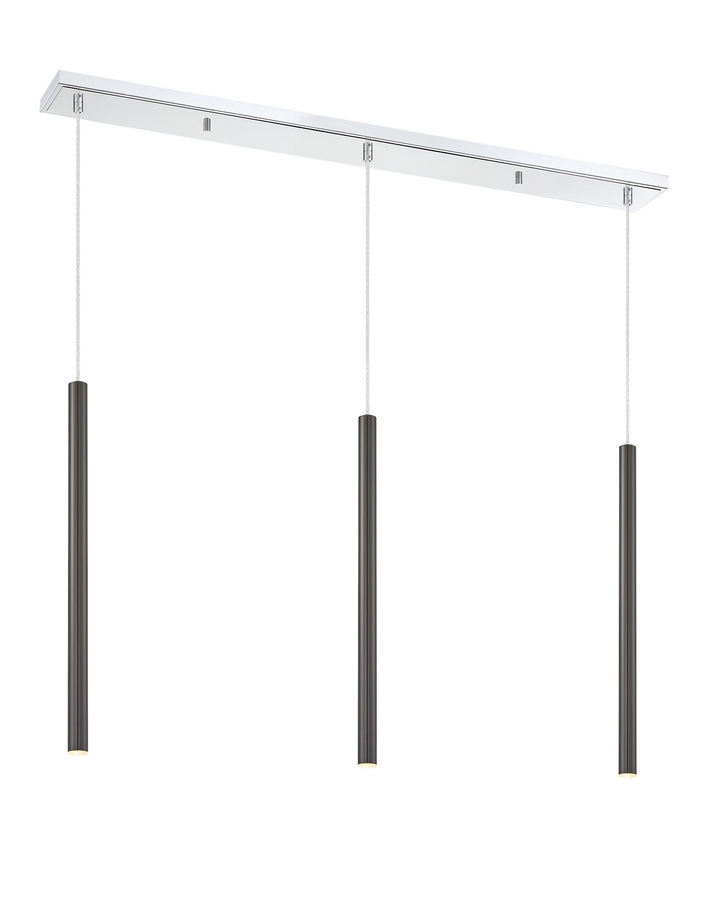 Z-Lite Canada - 917MP24-PBL-LED-3LCH - LED Linear Chandelier - Forest - Chrome