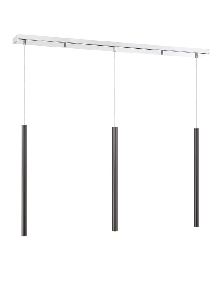 Z-Lite Canada - 917MP24-PBL-LED-3LCH - LED Linear Chandelier - Forest - Chrome