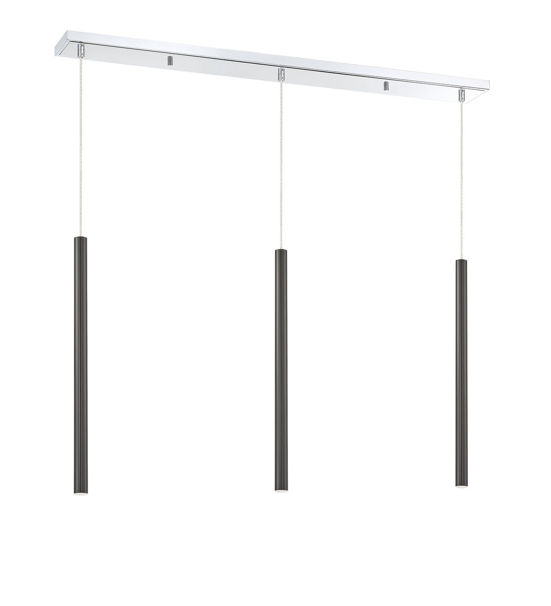 Z-Lite Canada - 917MP24-PBL-LED-3LCH - LED Linear Chandelier - Forest - Chrome