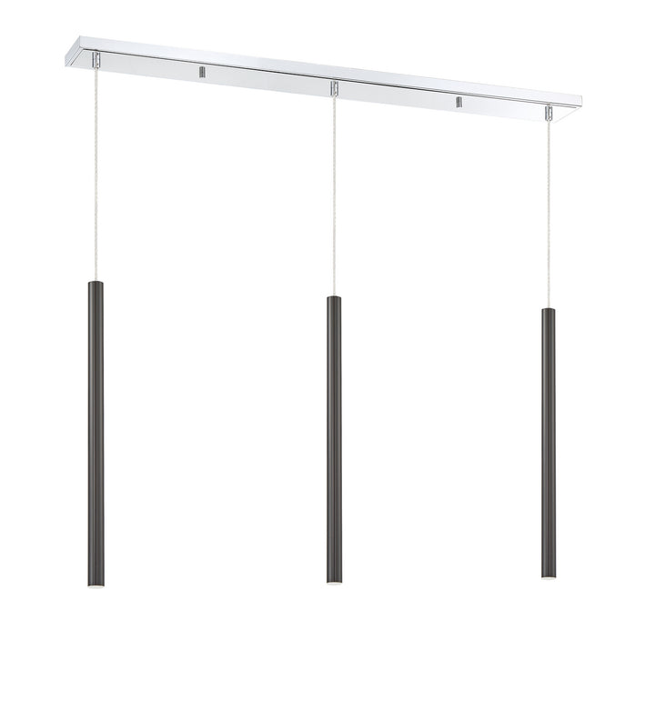 Z-Lite Canada - 917MP24-PBL-LED-3LCH - LED Linear Chandelier - Forest - Chrome