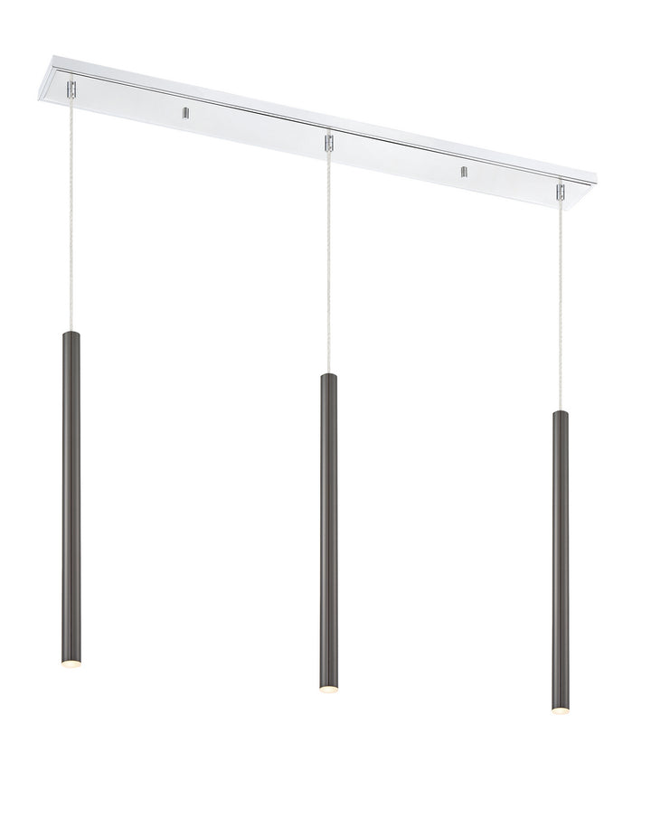Z-Lite Canada - 917MP24-PBL-LED-3LCH - LED Linear Chandelier - Forest - Chrome