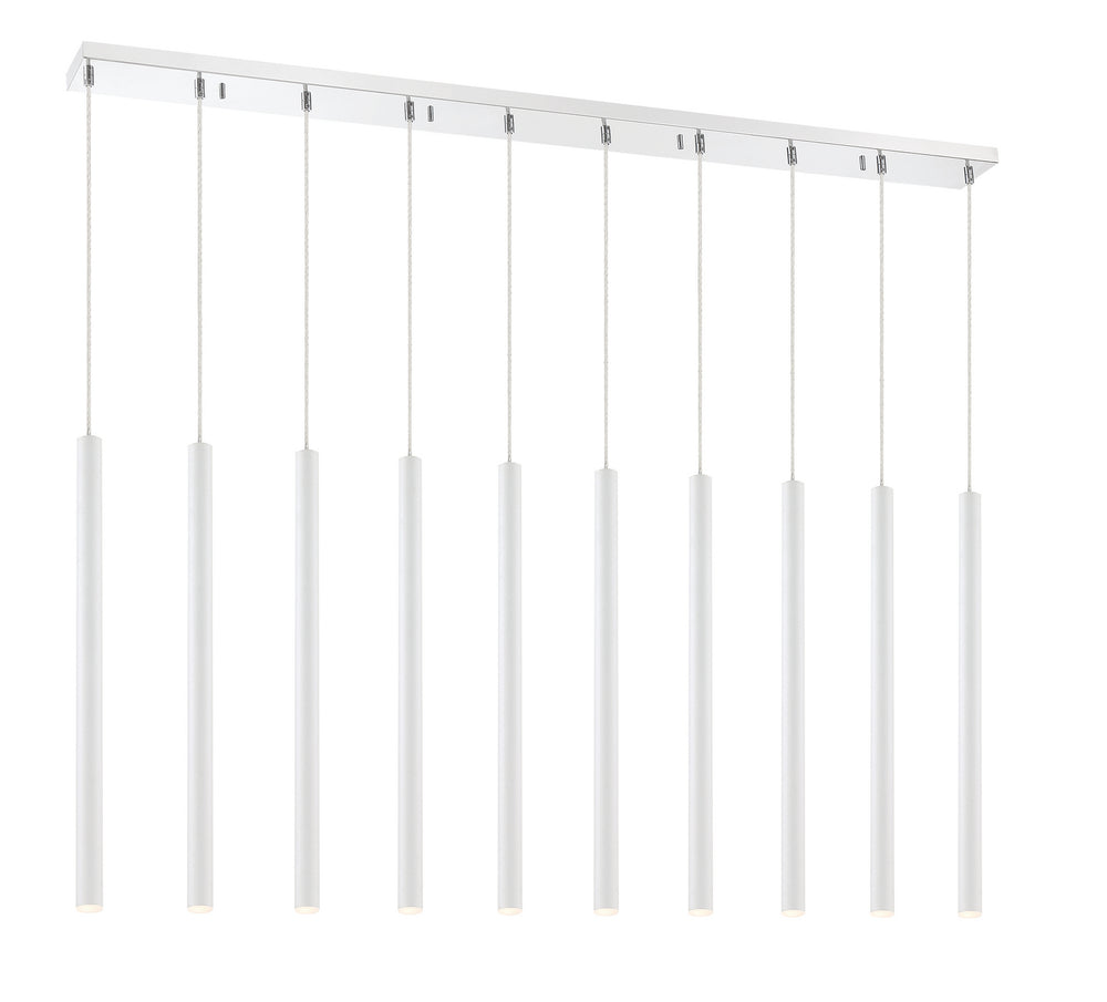 Z-Lite Canada - 917MP24-WH-LED-10LCH - LED Linear Chandelier - Forest - Chrome