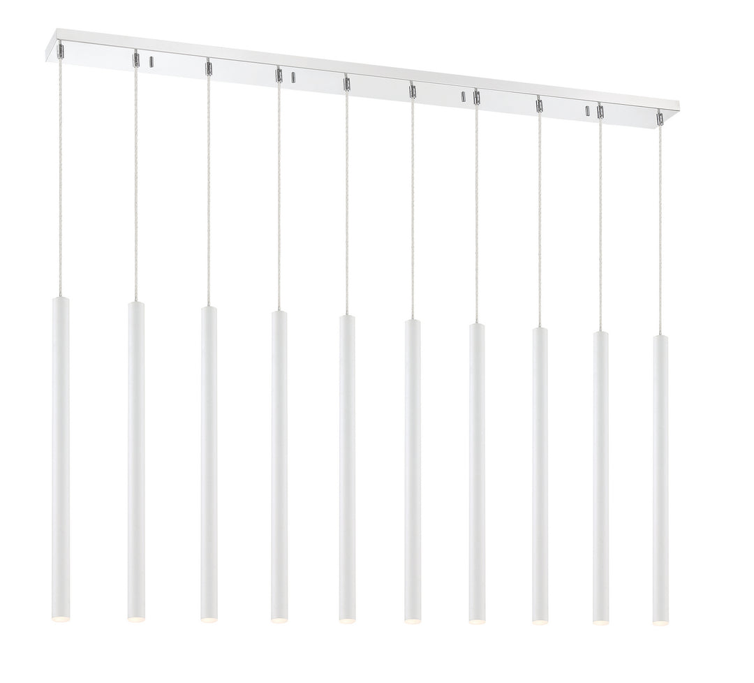 Z-Lite Canada - 917MP24-WH-LED-10LCH - LED Linear Chandelier - Forest - Chrome