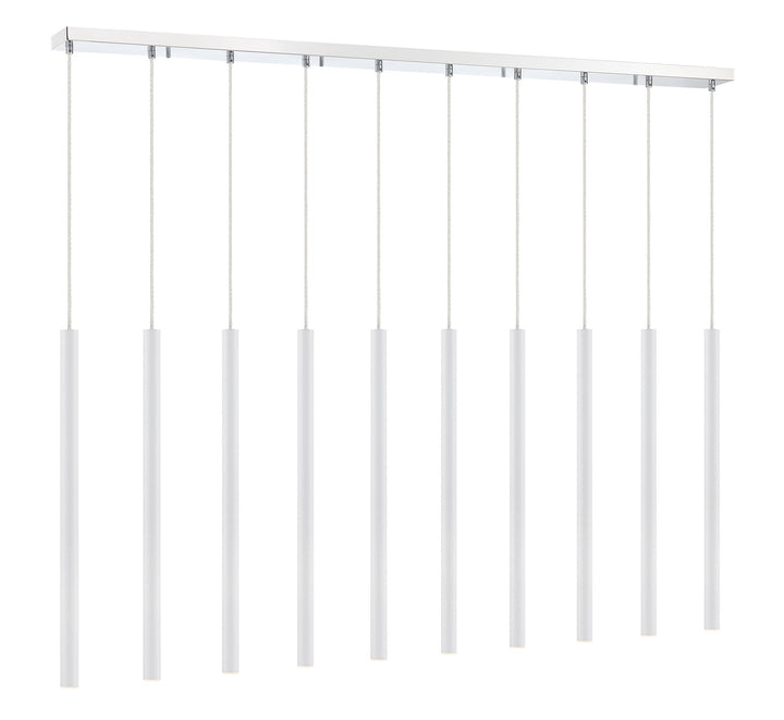 Z-Lite Canada - 917MP24-WH-LED-10LCH - LED Linear Chandelier - Forest - Chrome