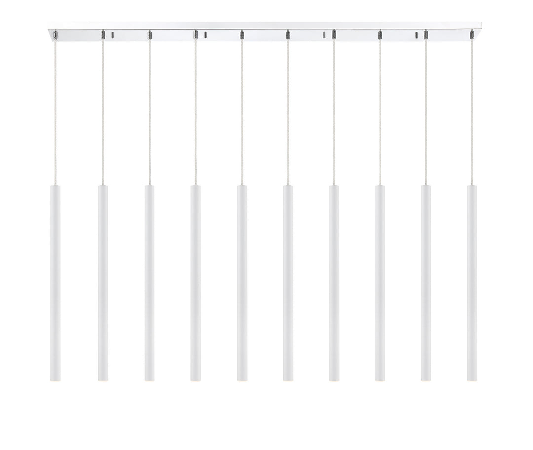 Z-Lite Canada - 917MP24-WH-LED-10LCH - LED Linear Chandelier - Forest - Chrome