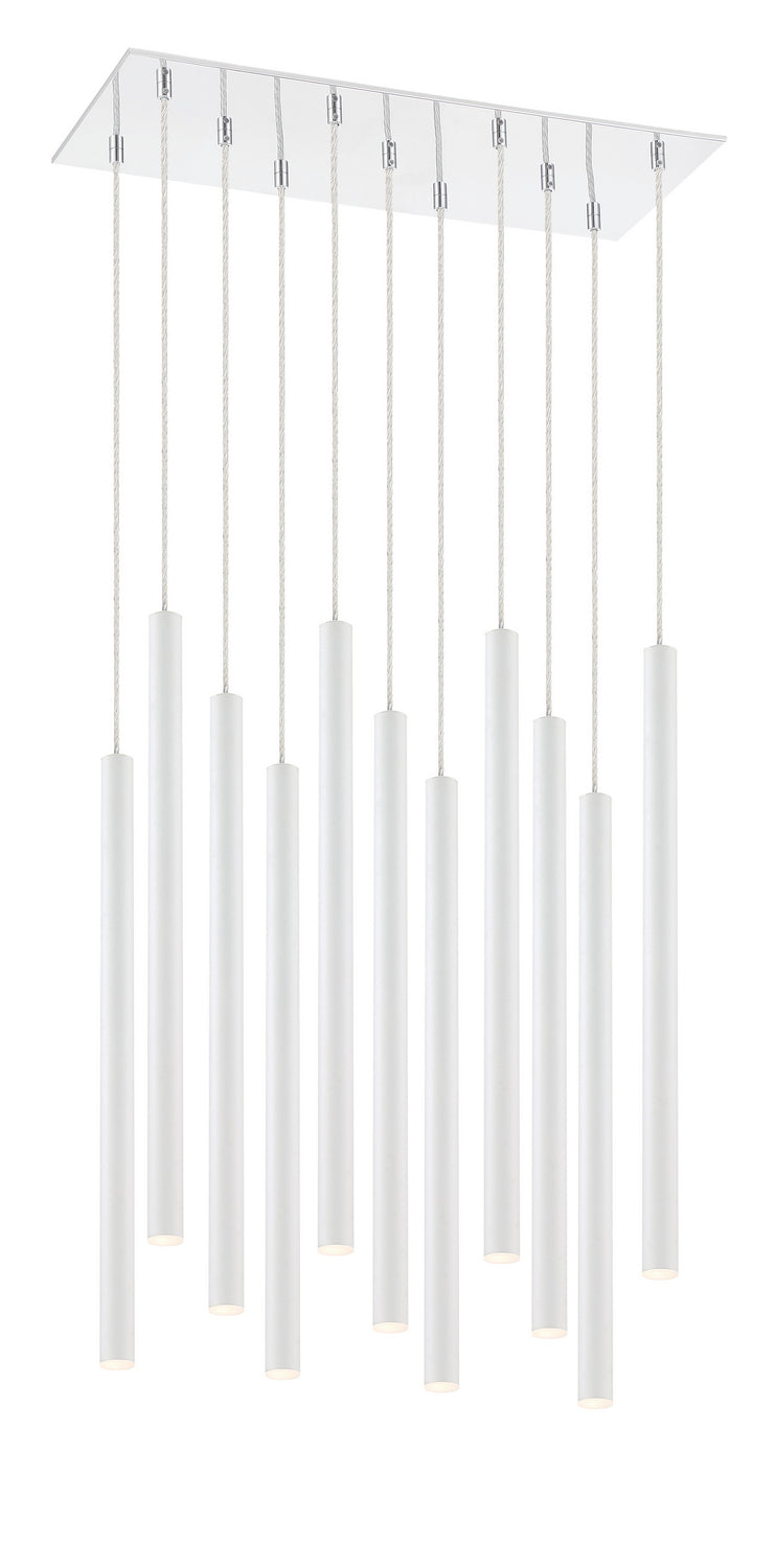 Z-Lite Canada - 917MP24-WH-LED-11LCH - LED Chandelier - Forest - Chrome