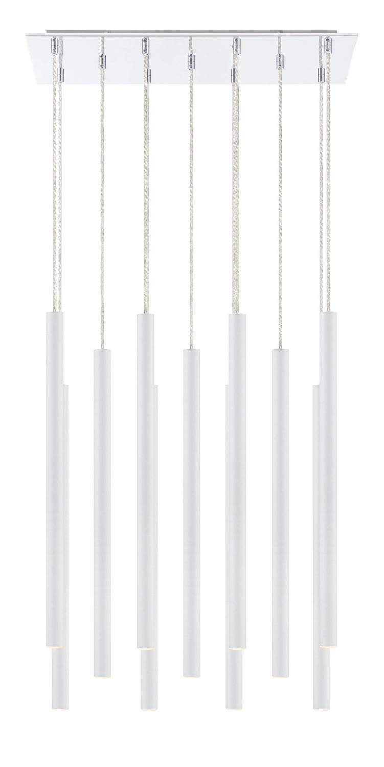 Z-Lite Canada - 917MP24-WH-LED-11LCH - LED Chandelier - Forest - Chrome