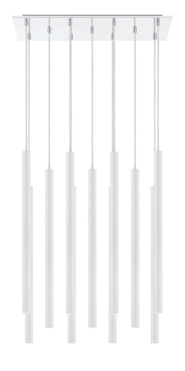 Z-Lite Canada - 917MP24-WH-LED-11LCH - LED Chandelier - Forest - Chrome