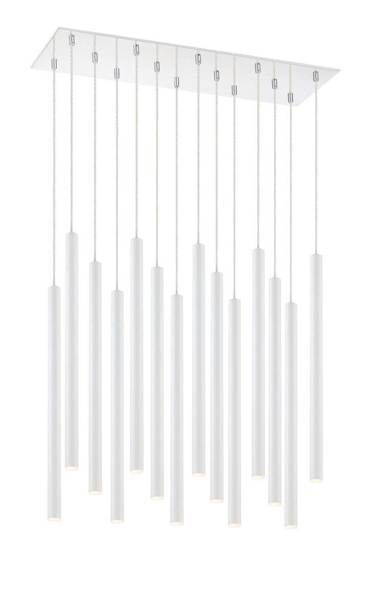 Z-Lite Canada - 917MP24-WH-LED-14LCH - LED Chandelier - Forest - Chrome