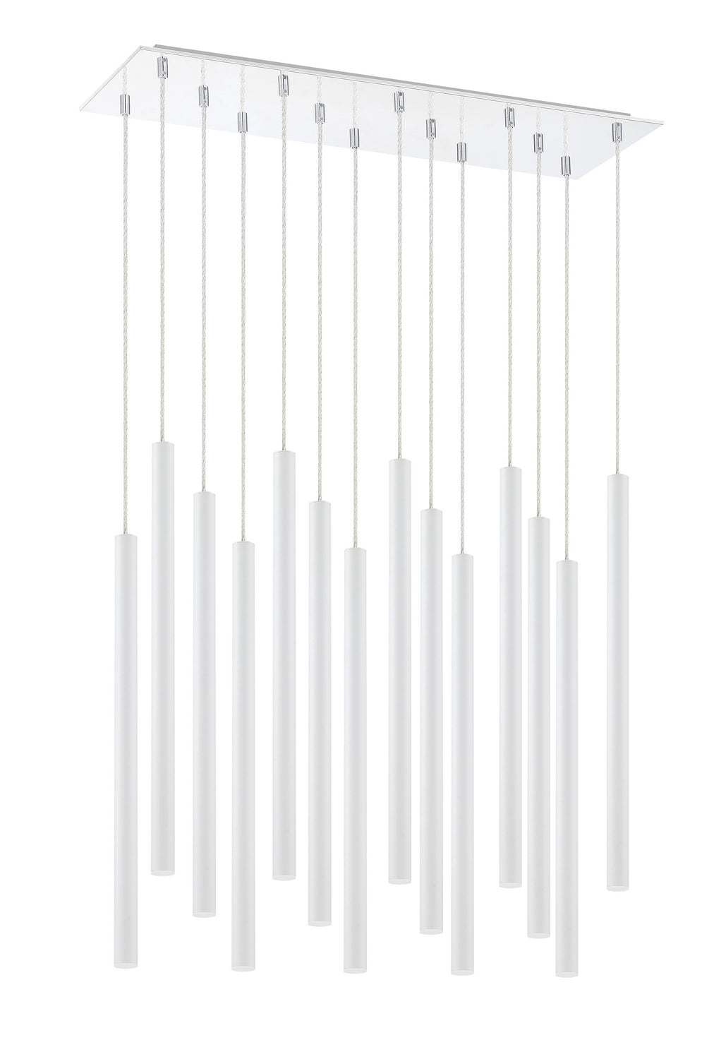 Z-Lite Canada - 917MP24-WH-LED-14LCH - LED Chandelier - Forest - Chrome