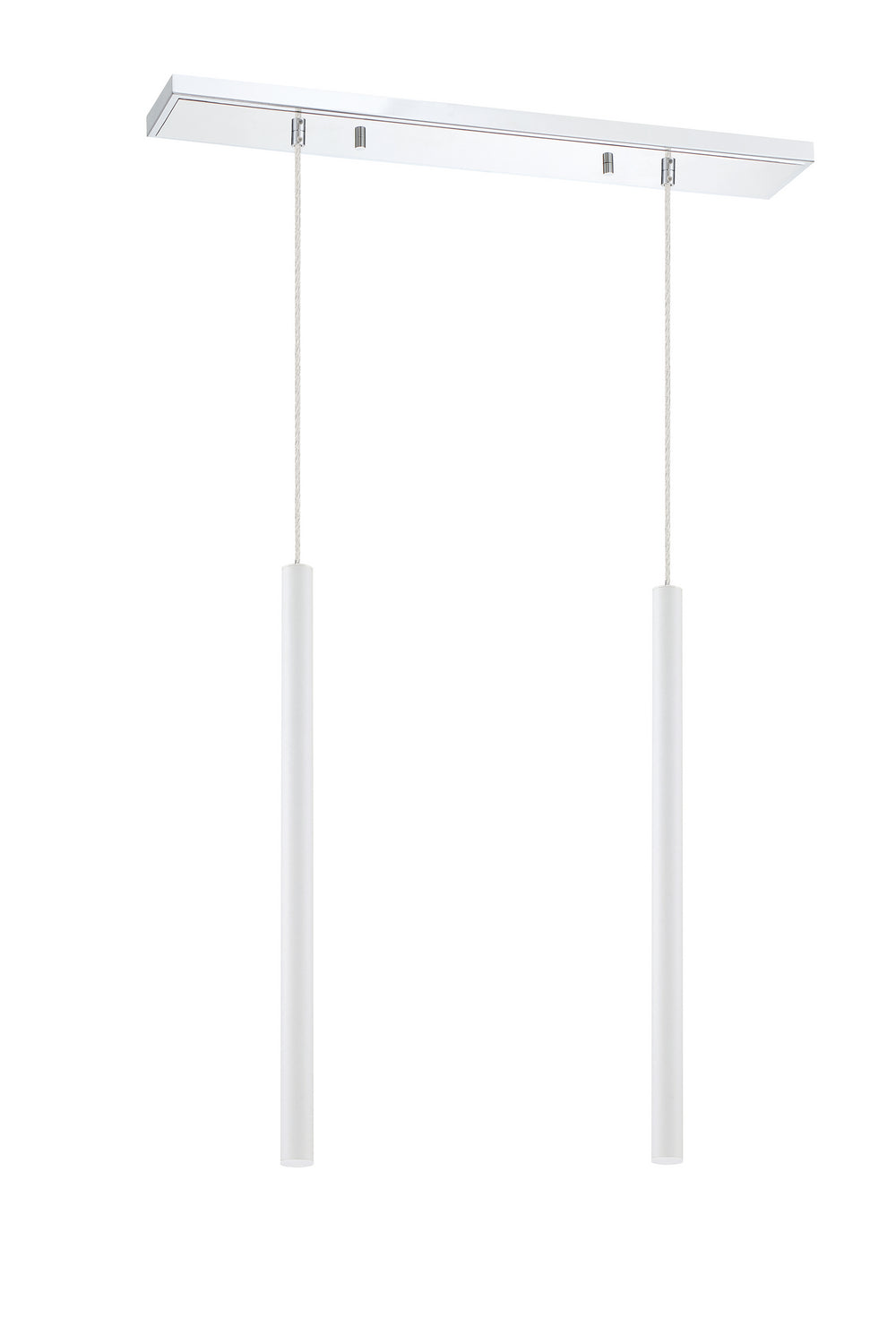 Z-Lite Canada - 917MP24-WH-LED-2LCH - LED Linear Chandelier - Forest - Chrome