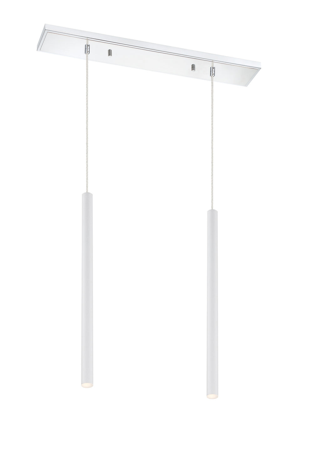 Forest LED Linear Chandelier in Chrome - available from The Lighting Shoppe, trusted by Canadian homeowners