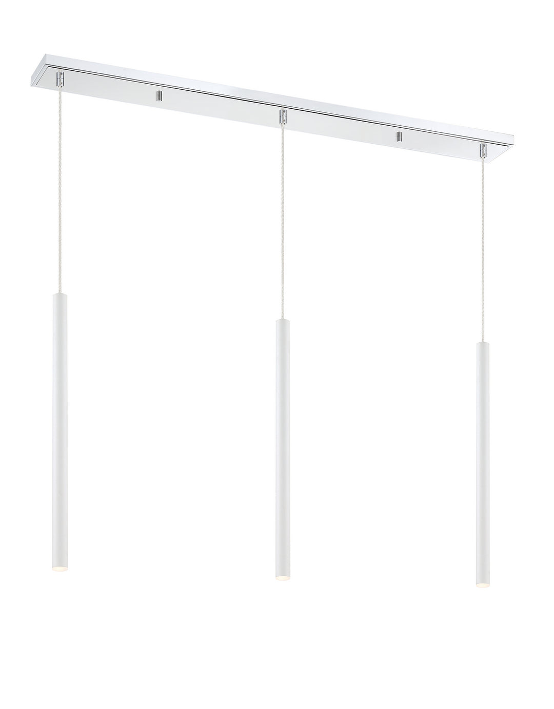 Z-Lite Canada - 917MP24-WH-LED-3LCH - LED Linear Chandelier - Forest - Chrome