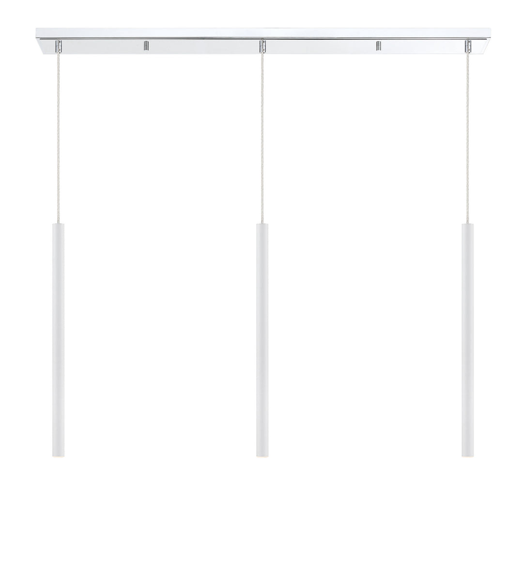 Z-Lite Canada - 917MP24-WH-LED-3LCH - LED Linear Chandelier - Forest - Chrome