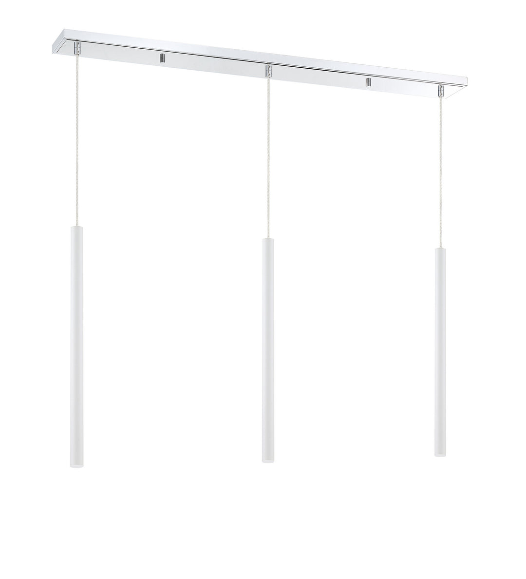 Z-Lite Canada - 917MP24-WH-LED-3LCH - LED Linear Chandelier - Forest - Chrome