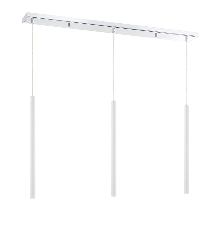 Z-Lite Canada - 917MP24-WH-LED-3LCH - LED Linear Chandelier - Forest - Chrome