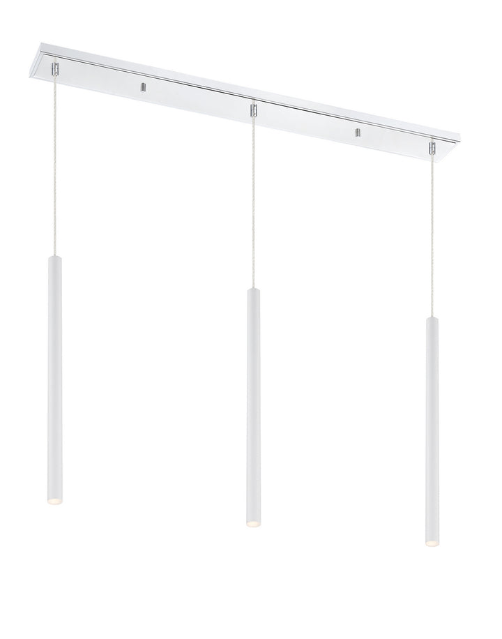 Z-Lite Canada - 917MP24-WH-LED-3LCH - LED Linear Chandelier - Forest - Chrome