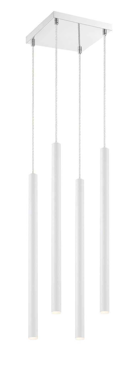 Z-Lite Canada - 917MP24-WH-LED-4SCH - LED Chandelier - Forest - Chrome