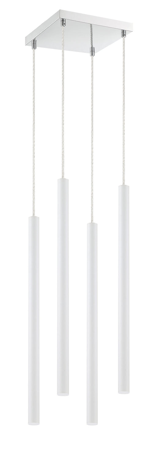 Z-Lite Canada - 917MP24-WH-LED-4SCH - LED Chandelier - Forest - Chrome