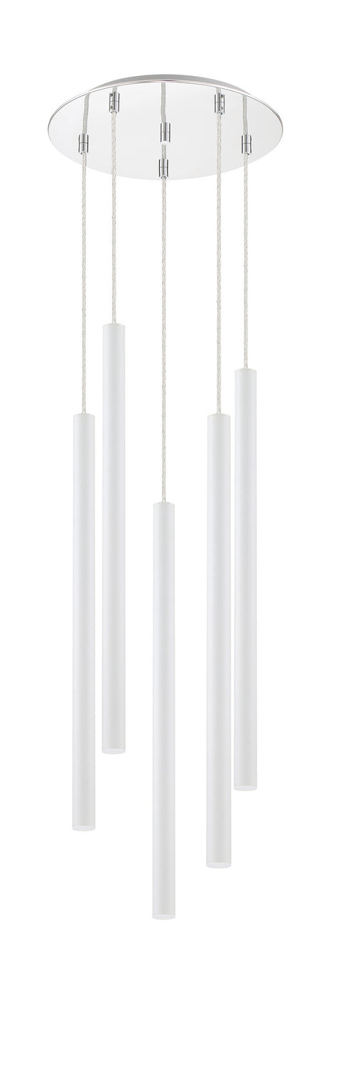 Z-Lite Canada - 917MP24-WH-LED-5RCH - LED Chandelier - Forest - Chrome