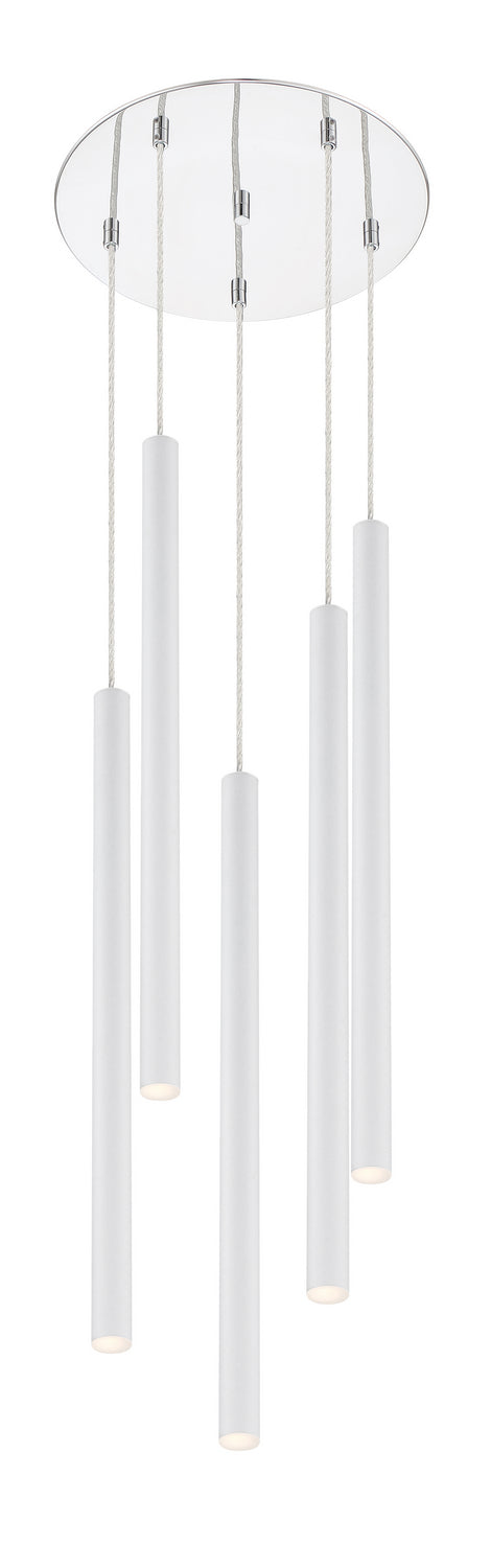 Z-Lite Canada - 917MP24-WH-LED-5RCH - LED Chandelier - Forest - Chrome