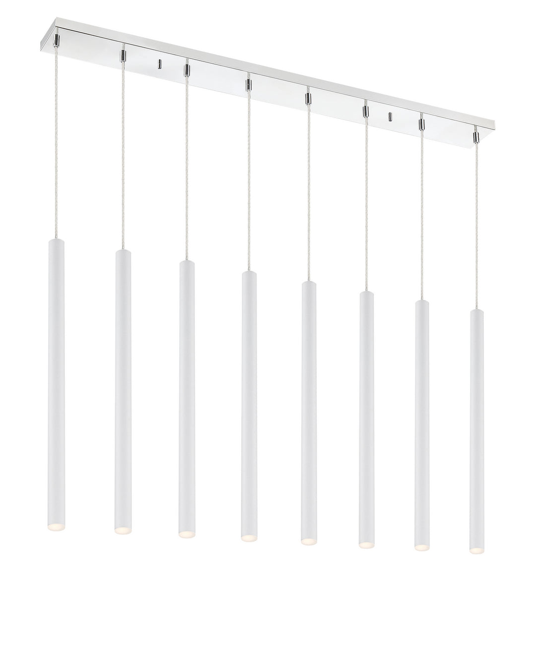 Forest LED Linear Chandelier in Chrome - available from The Lighting Shoppe, trusted by Canadian homeowners