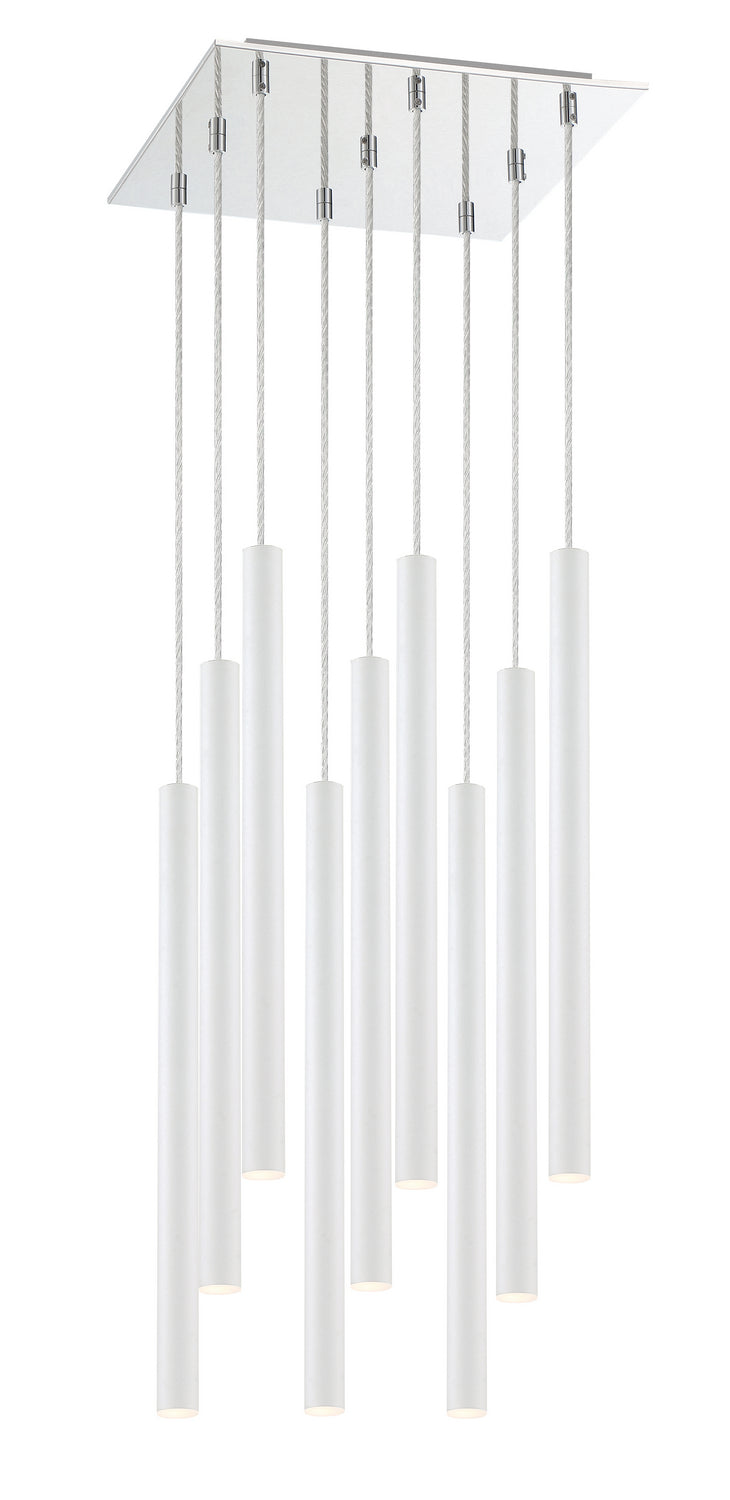 Z-Lite Canada - 917MP24-WH-LED-9SCH - LED Chandelier - Forest - Chrome