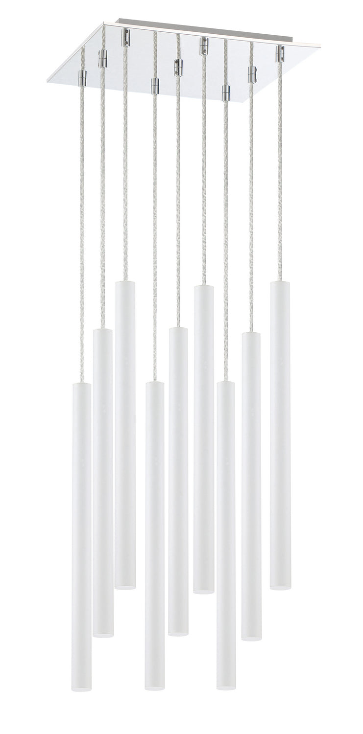 Z-Lite Canada - 917MP24-WH-LED-9SCH - LED Chandelier - Forest - Chrome