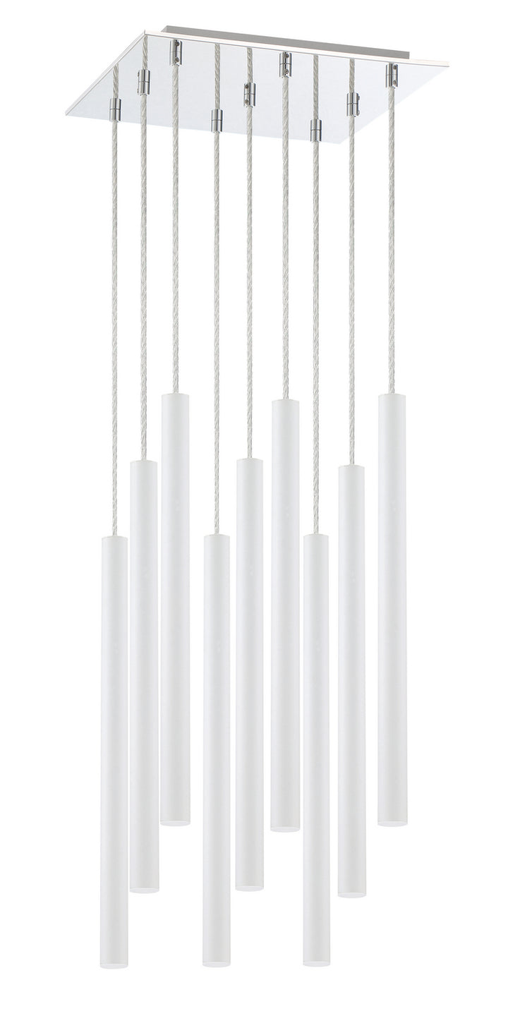 Z-Lite Canada - 917MP24-WH-LED-9SCH - LED Chandelier - Forest - Chrome