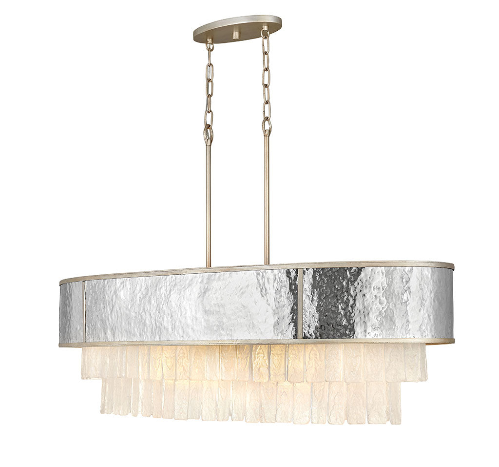 Reverie LED Linear Chandelier in Champagne Gold - available from The Lighting Shoppe, trusted by Canadian homeowners