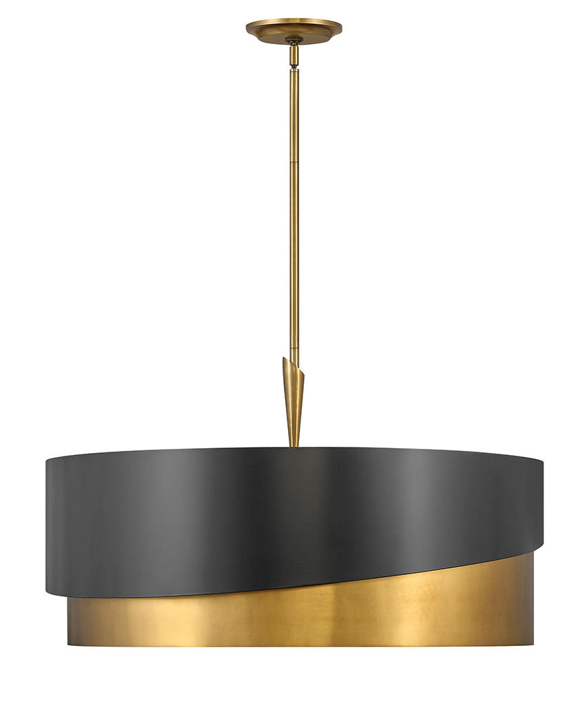Gigi LED Chandelier in Heritage Brass - available from The Lighting Shoppe, trusted by Canadian homeowners